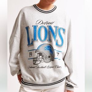 Abercrombie Detroit Lions Sweatshirt Large